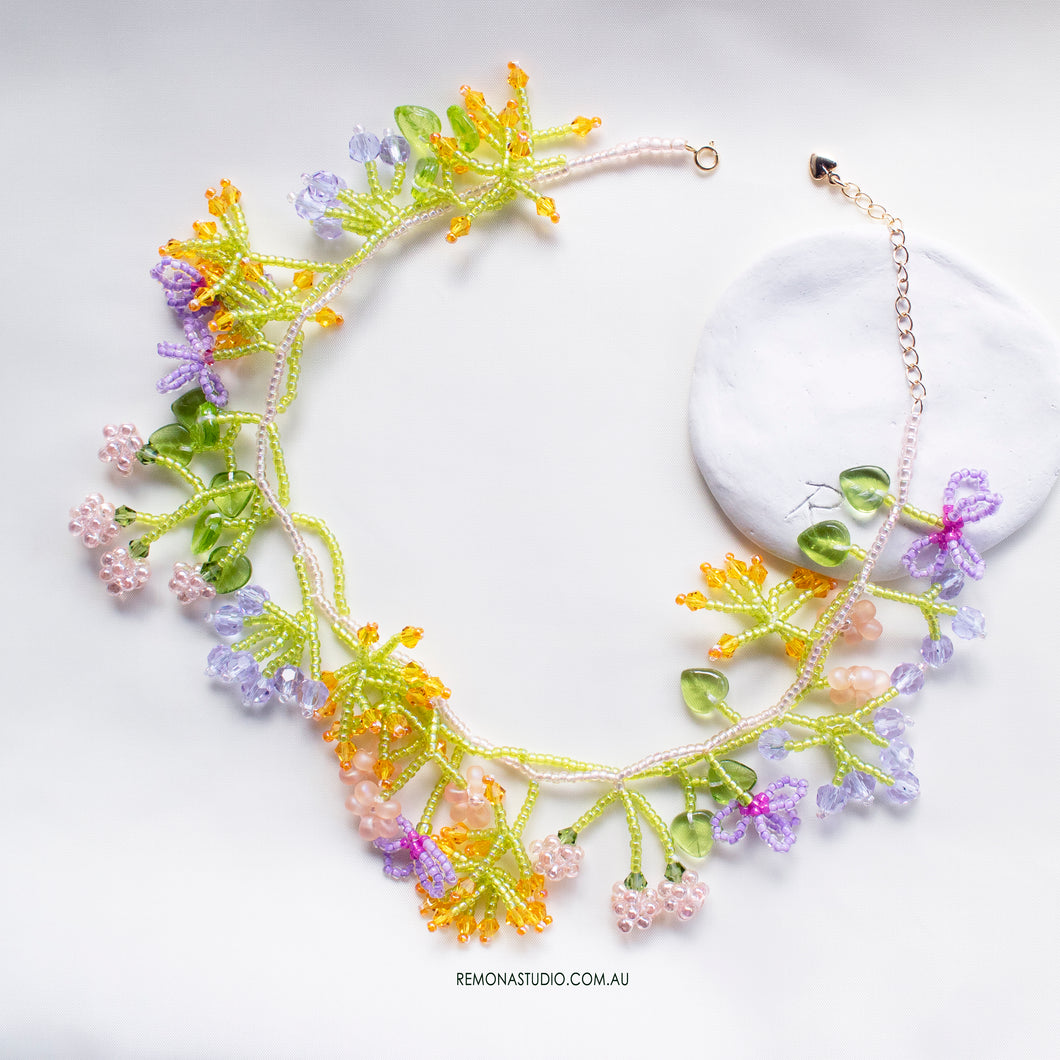 Summer Happiness Garden Choker/Necklace